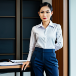 요양병원 입원 보험 청구 방법 - **Prompt:** A Thai businesswoman in a modern office in Bangkok, wearing a traditional, yet stylish, ...
